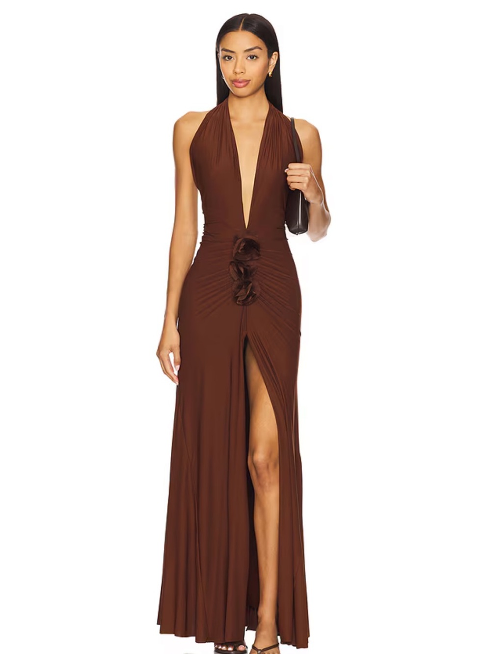 Deme by Gabriella Elida Dress in Chocolate Brown